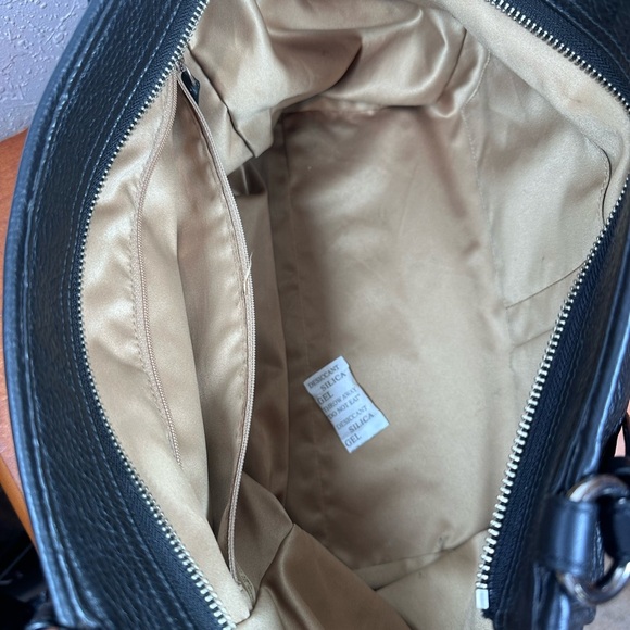 Coach Park Carrie Leather Tote in black - Picture 6 of 13